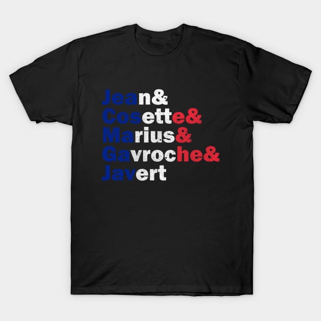 Les Misérables - Characters T-Shirt by PrintablesPassions